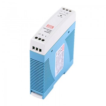 Mean Well MDR-10-24 CNC Power Supply 10W 24VDC 0.42A 115/230VAC DIN Rail Power Supply