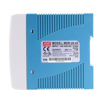 Meanwell MDR-20-24 CNC Power Supply 20W 24VDC 1A 115/230VAC DIN Rail Power Supply