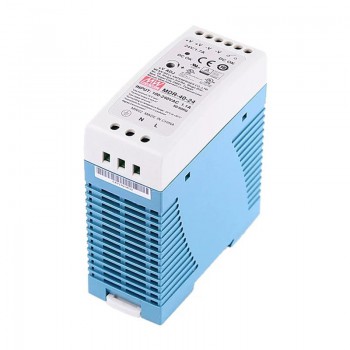 Meanwell MDR-40-24 40W 24VDC 1.7A 115/230VAC DIN Rail Power Supply