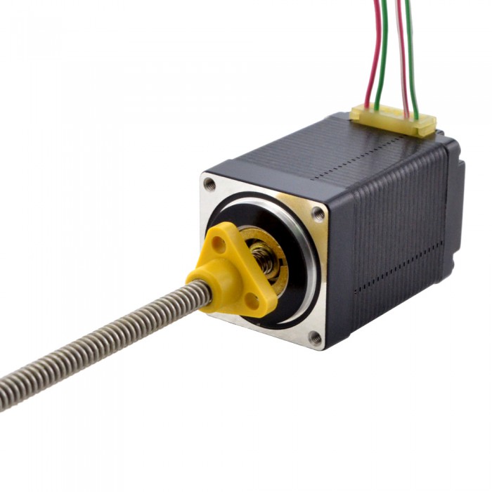 NEMA 11 External Acme Linear Stepper Motor Actuator 1.8 Deg 0.12Nm 1.0A Bipolar 1.8 DegLead Revolution 1.27mm(0.05") Lead Screw 150mm