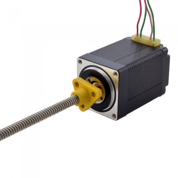 NEMA 11 External Acme Linear Stepper Motor Actuator Bipolar 1.0A 1.8 Deg 0.12Nm Lead Revolution 2.54mm(0.1") Lead Screw 150mm