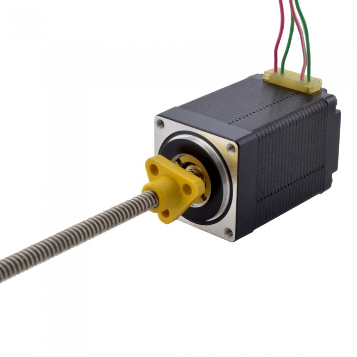 NEMA 11 External Acme Linear Stepper Motor Actuator  Bipolar 1.0A 1.8 Deg 0.12Nm Lead Revolution 2.54mm(0.1") Lead Screw 150mm