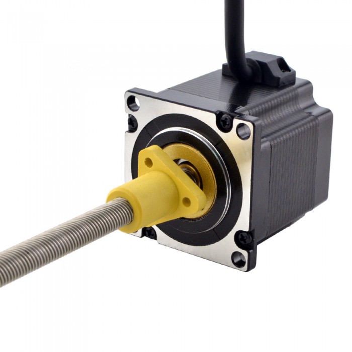 NEMA 23 External Acme Stepper Motor Linear Actuator 3.0A 1.8 Deg 1Nm Lead Revolution 10.16mm(0.4") Lead Screw 200mm