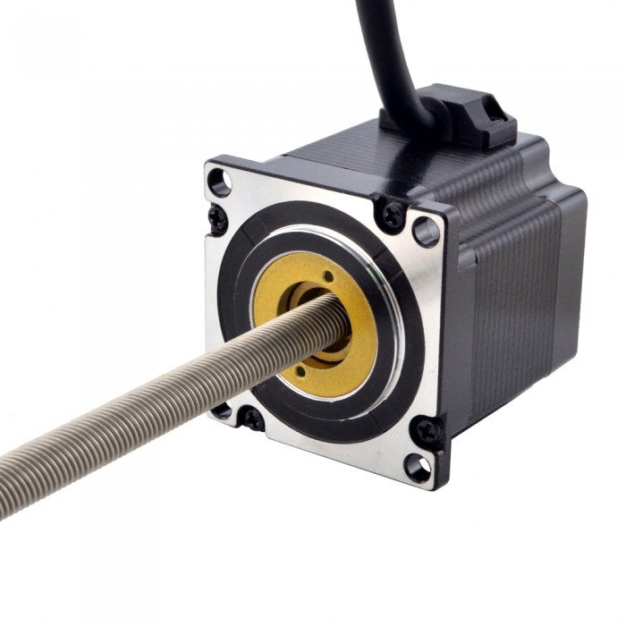 NEMA 23 Non-Captive Acme Stepper Motor Linear Actuator 3.0A 1.8 Deg 1Nm Lead Revolution 10.16mm(0.4") Lead Screw 200mm