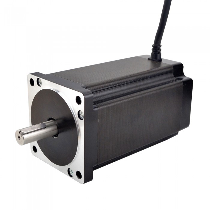 S Series Nema 34 Stepper Motor 4 Wires Bipolar 1.8 Deg 12.0 Nm(1699.68oz.in) 2 Phase 6.0A 86x86x151.5mm