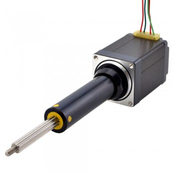 NEMA 11 Captive Acme Lead Screw Linear Actuator 1.0A Bipolar 1.8 Deg 0.1Nm Lead Revolution 5.08mm(0.2") Travel 50.8mm