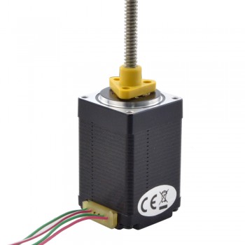 NEMA 11 External Acme Linear Stepper Motor Actuator 1.8 Deg 0.12Nm 1.0A Bipolar 1.8 DegLead Revolution 1.27mm(0.05