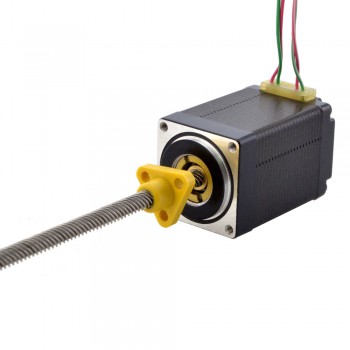 NEMA 11 External Acme Linear Stepper Motor Actuator 1.8 Deg 1.0A Bipolar 1.8 Deg Lead Revolution 10.16mm(0.4