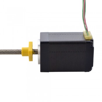 NEMA 11 External Acme Linear Stepper Motor Actuator 1.8 Deg 1.0A Bipolar 1.8 Deg Lead Revolution 10.16mm(0.4