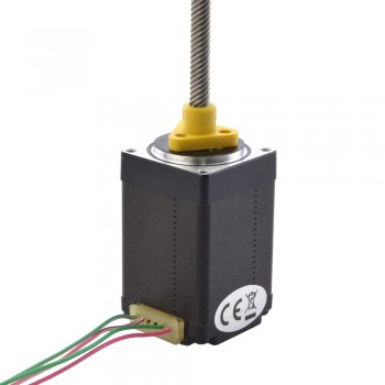 NEMA 11 External Acme Linear Stepper Motor Actuator 1.8 Deg 1.0A Bipolar 1.8 Deg Lead Revolution 10.16mm(0.4