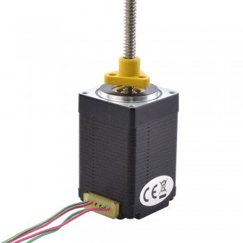 NEMA 11 External Acme Linear Stepper Motor Actuator Bipolar 1.0A 1.8 Deg 0.12Nm Lead Revolution 2.54mm(0.1