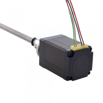 NEMA 11 External Ball Screw Stepper Motor Linear Actuator Bipolar 1.8 Deg 0.1Nm 1.0A Lead Revolution 2mm(0.07874