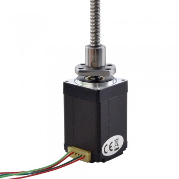 NEMA 11 External Ball Screw Stepper Motor Linear Actuator Bipolar 1.8 Deg 0.1Nm 1.0A Lead Revolution 2mm(0.07874