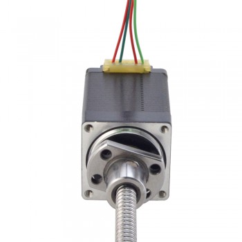 NEMA 11 External Ball Screw Stepper Motor Linear Actuator Bipolar 1.8 Deg 0.1Nm 1.0A Lead Revolution 2mm(0.07874