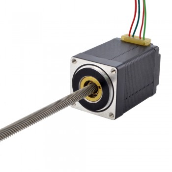 NEMA 11 Non-Captive Acme Linear Stepper Motor Actuator 1.8 Deg 0.12Nm 1.0A Lead Revolution 10.16mm(0.4") Lead Screw 200mm