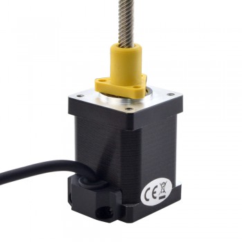 NEMA 14 External Acme Linear Stepper Motor Actuator 1.8 Deg 0.2Nm 1.5A 47mm Stack Lead Revolution 12.7mm(0.5