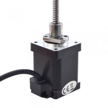 NEMA 14 External Ball Screw Linear Stepper Motor 1.8 Deg 0.2Nm 1.5A 47mm Stack Lead Revolution 2mm(0.07874