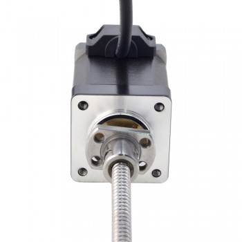 NEMA 14 External Ball Screw Linear Stepper Motor 1.8 Deg 0.2Nm 1.5A 47mm Stack Lead Revolution 2mm(0.07874