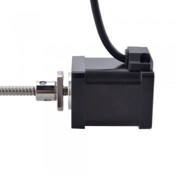 NEMA 14 External Ball Screw Linear Stepper Motor 1.8 Deg 0.2Nm 1.5A 47mm Stack Lead Revolution 2mm(0.07874