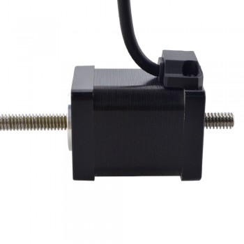 NEMA 14 Non-Captive Acme Stepper Motor Linear Actuator 1.8 Deg 0.2Nm 1.5A 47mm Stack Lead Revolution 1.27mm(0.05