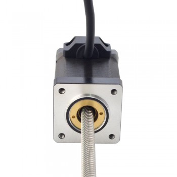 NEMA 14 Non-Captive Acme Stepper Motor Linear Actuator 1.8 Deg 0.2Nm 1.5A 47mm Stack Lead Revolution 12.7mm(0.5