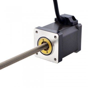 NEMA 14 Non-Captive Acme Stepper Motor Linear Actuator 1.8 Deg 0.2Nm 1.5A 47mm Stack Lead Revolution 2.54mm(0.1