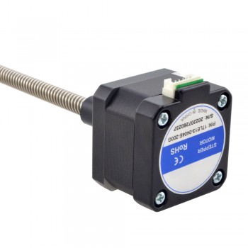 Nema 17 External 34mm Linear Stepper Motor Actuator Stack 1.8 Deg 24Ncm 0.4A Lead Revolution 8mm/0.31496