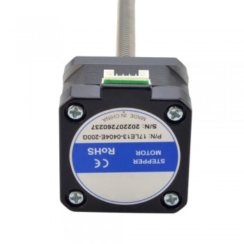 Nema 17 External 34mm Linear Stepper Motor Actuator Stack 1.8 Deg 24Ncm 0.4A Lead Revolution 8mm/0.31496