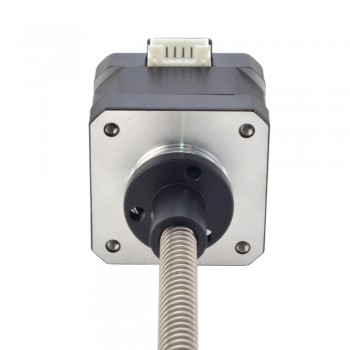 Nema 17 External 34mm Linear Stepper Motor Actuator Stack 1.8 Deg 24Ncm 0.4A Lead  Revolution 8mm/0.31496