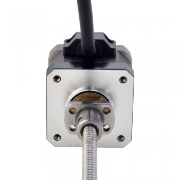 NEMA 17 External Ball Screw Hybrid Linear Stepper Motor 1.5A 34mm Stack Screw Lead 1mm(0.03937