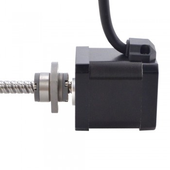 NEMA 17 External Ball Screw Hybrid Linear Stepper Motor 1.8 Deg 0.5Nm 2.5A 48mm Stack Lead Revolution 8mm(0.3150