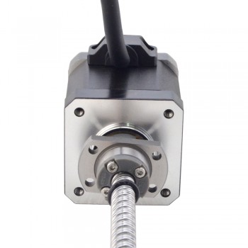 NEMA 17 External Ball Screw Hybrid Linear Stepper Motor 1.8 Deg 0.5Nm 2.5A 48mm Stack Lead Revolution 8mm(0.3150