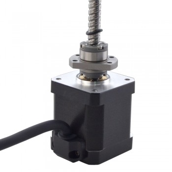 NEMA 17 External Ball Screw Hybrid Linear Stepper Motor 1.8 Deg 0.5Nm 2.5A 48mm Stack Lead Revolution 8mm(0.3150