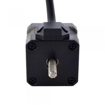 NEMA 17 Non-Captive Acme Linear Stepper Motor Actuator 1.5A Bipolar 1.8 Deg 0.3Nm Lead Revolution 12.7mm(0.5