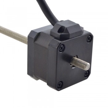 NEMA 17 Non-Captive Acme Linear Stepper Motor Actuator 1.5A Bipolar 1.8 Deg  0.3Nm Lead Revolution 2.54mm(0.1