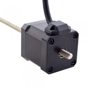 NEMA 17 Non-Captive Acme Hybrid Stepper Linear Actuator 1.8 Deg 0.5Nm 2.5A 48mm Stack Lead Revolution 1.27mm(0.05