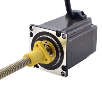 NEMA 23 External Acme Stepper Motor Linear Actuator 1.8 Deg 2Nm(283.28oz.in) 4.0A 76mm Stack Lead Revolution 2.54mm(0.1