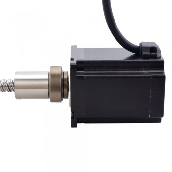 NEMA 23 External Ball Screw Stepper Linear Actuator 1.8 Deg 1.8Nm(254.90oz.in) 4.0A 76mm Stack Lead Revolution 10mm(0.3937