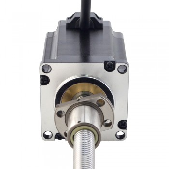 NEMA 23 External Ball Screw Stepper Linear Actuator 1.8 Deg 1.8Nm(254.90oz.in) 4.0A 76mm Stack Lead Revolution 2mm(0.07874