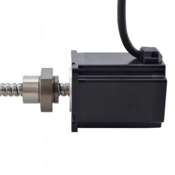 NEMA 23 External Ball Screw Linear Stepper Motor Actuator 1.8 Deg 1.8Nm 4.0A 76mm Stack Lead Revolution 5mm(0.1969