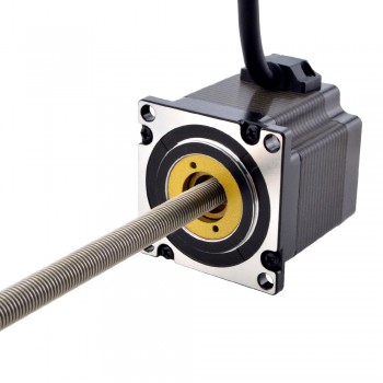 NEMA 23 Non-Captive Acme Stepper Motor Linear Actuator 3.0A 1.8 Deg 1Nm Lead Revolution 1.27mm(0.05") Lead Screw 200mm