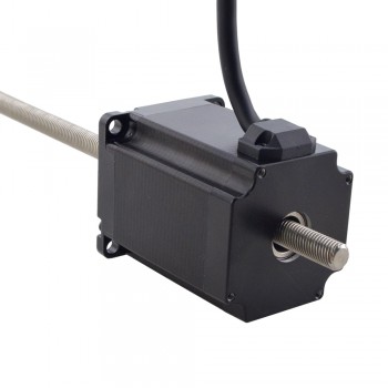 NEMA 23 Non-Captive Acme Stepper Motor Linear Actuator 1.8 Deg 1.8Nm 4.0A 76mm Stack Lead Revolution 10.16mm(0.4