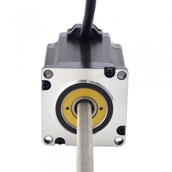 NEMA 23 Non-Captive Acme Stepper Motor Linear Actuator 1.8 Deg 1.8Nm 4.0A 76mm Stack Lead Revolution 10.16mm(0.4