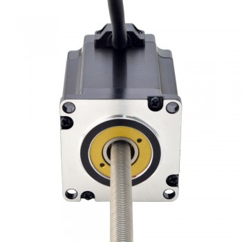 NEMA 23 Non-Captive Acme Hybrid Linear Stepper Motor Actuator 1.8 Deg 1.8Nm 4.0A 76mm Stack Lead Revolution 5.08mm(0.2