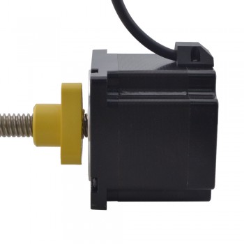 NEMA 34 External Acme Linear Stepper Motor Actuator 1.8 Deg 4.5Nm(637.38oz.in) 5.5A 75mm Stack Lead Revolution 6.35mm(0.25