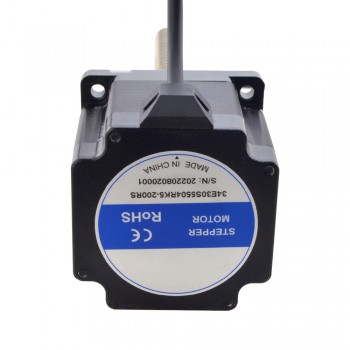 NEMA 34 External Acme Linear Stepper Motor Actuator 1.8 Deg 4.5Nm(637.38oz.in) 5.5A 75mm Stack Lead Revolution 6.35mm(0.25