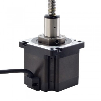 NEMA 34 External Ball Screw Linear Stepper Motor Actuator 1.8 Deg 4.5Nm(637.25oz.in) 5.5A 76mm Stack Lead Revolution 10mm(0.3937