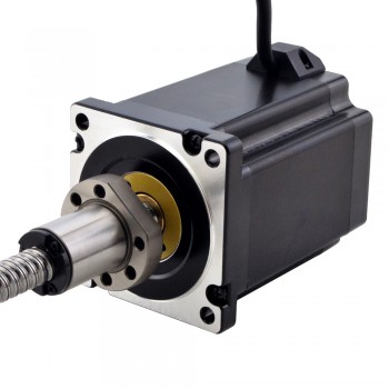 NEMA 34 External Ball Screw Linear Stepper Motor Actuator 1.8 Deg 8Nm 6.0A 114mm Stack Lead Revolution 10mm(0.3937