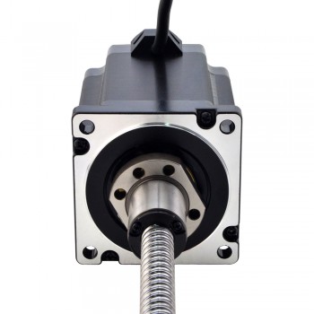 NEMA 34 External Ball Screw Linear Stepper Motor Actuator 1.8 Deg 8Nm 6.0A 114mm Stack Lead Revolution 10mm(0.3937