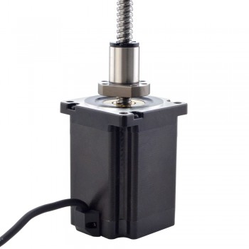 NEMA 34 External Ball Screw Linear Stepper Motor Actuator 1.8 Deg 8Nm 6.0A 114mm Stack Lead Revolution 10mm(0.3937